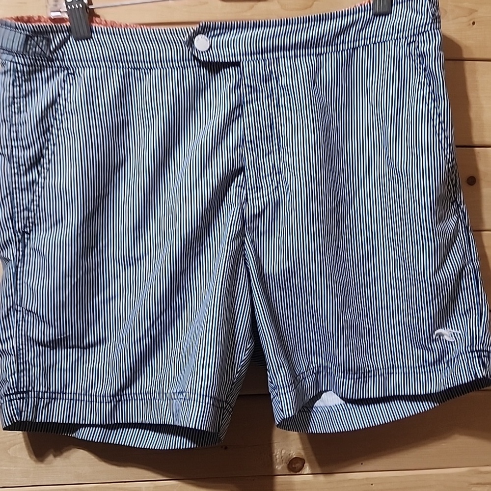 Ted Baker Striped Print Swim Shorts Size 3